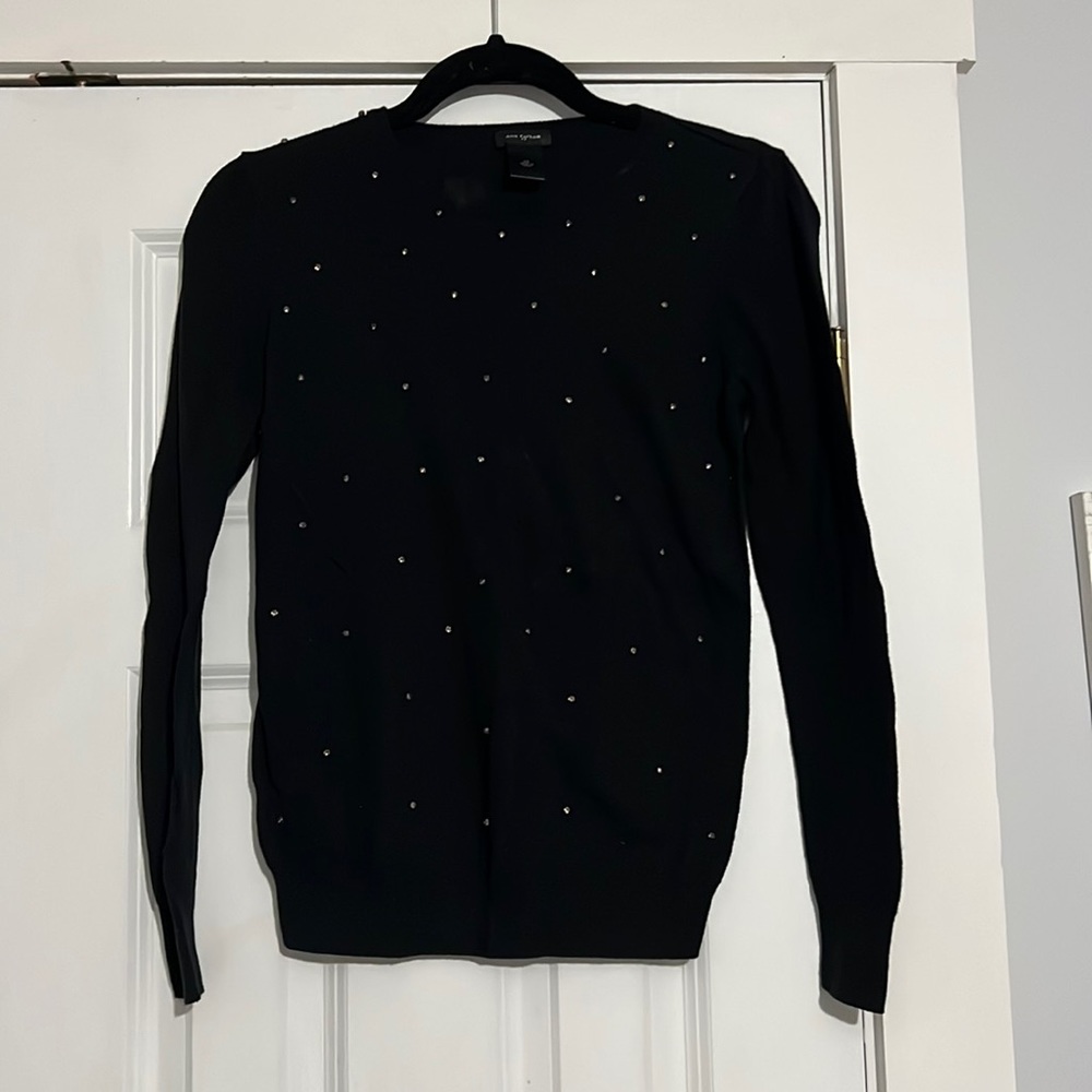 Ann Taylor XS thin sweater with sparkles